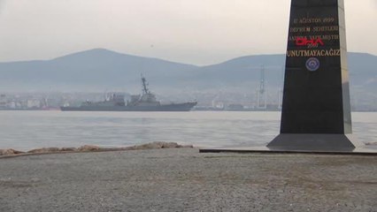 ABD SAVAŞ GEMİSİ İZMİT KÖRFEZİ'NDE