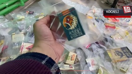 Kocaeli'e sigara içmeyen adam tarihi sigara koleksiyonu yaptı