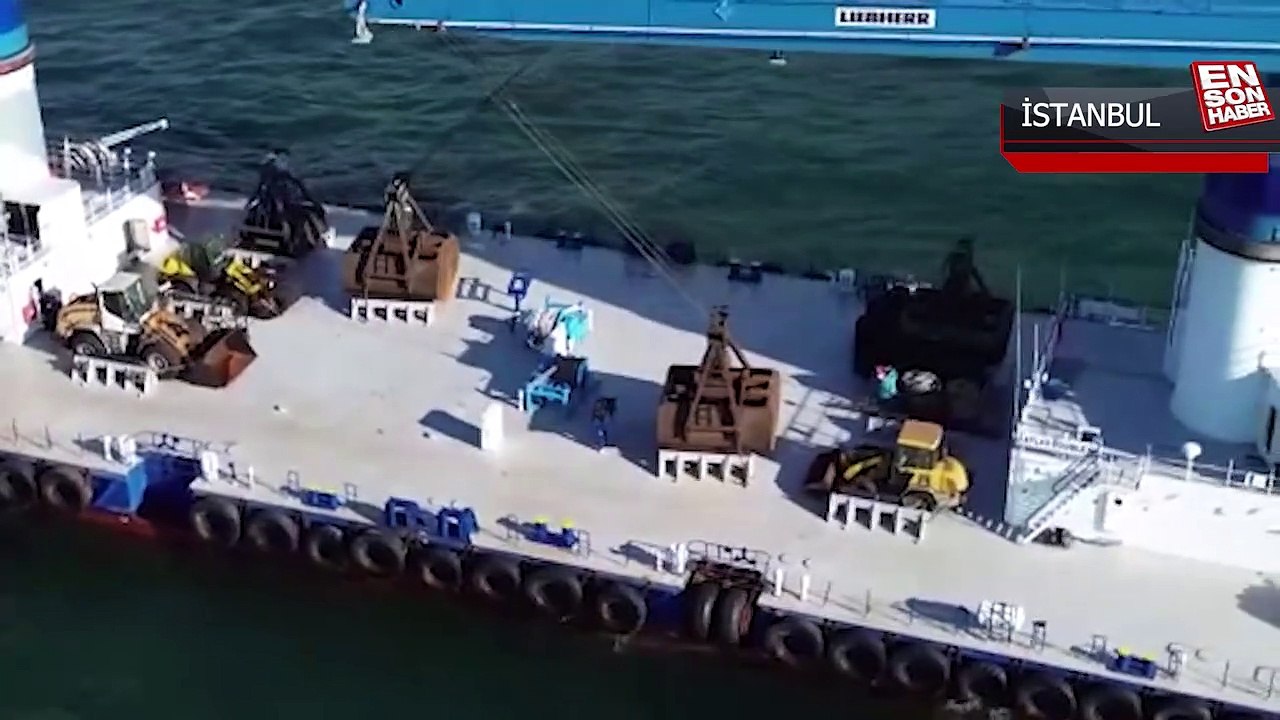 Dünyada sınıfında tek olan gemi, Ukrayna’dan Türkiye’ye geldi