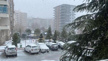 ŞANLIURFA'DA KAR YAĞIŞINI HALAY ÇEKEREK KUTLADILAR