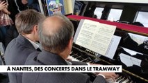 Nantes : des concerts dans le tramway