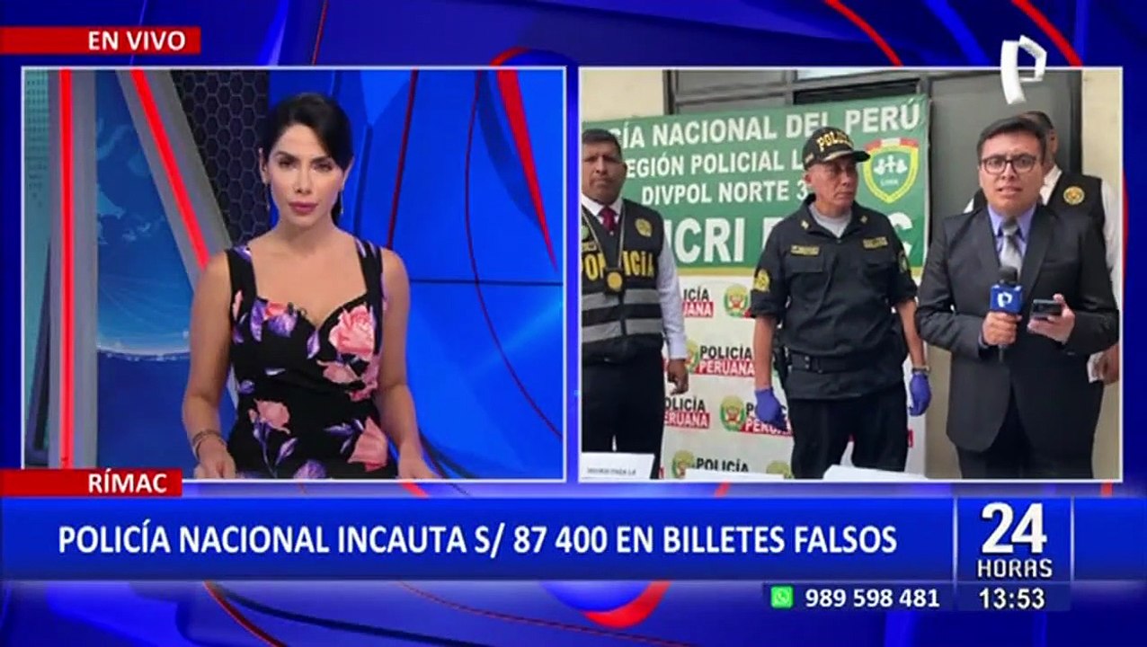 PNP incauta más de 87 mil soles de billetes falsificados en el distrito de Comas