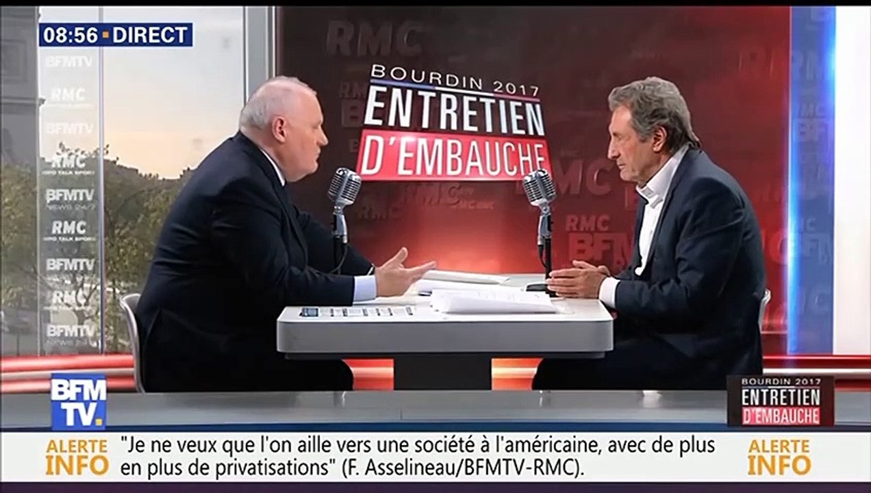 François Asselineau - Bourdin direct BFM TV - 11 avril 2017