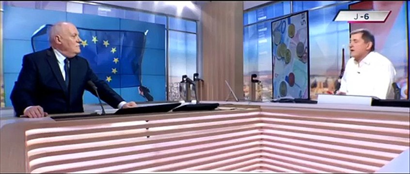 L'EURO N'EST PAS VIABLE ASSELINEAU FACE A YVES CALVI SUR LCI