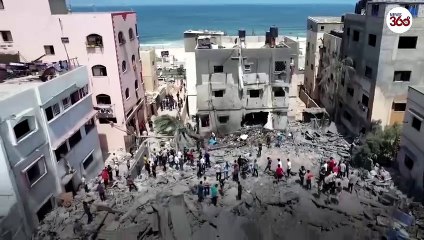 Israeli airstrikes on Gaza's residential neighborhoods aftereffects