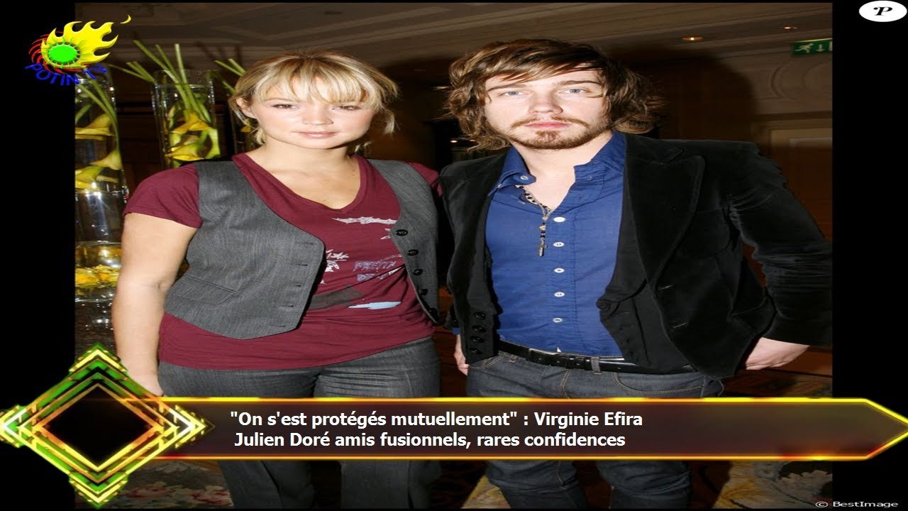 "On s'est protégés mutuellement" : Virginie Efira  Julien Doré amis fusionnels, rares confidences
