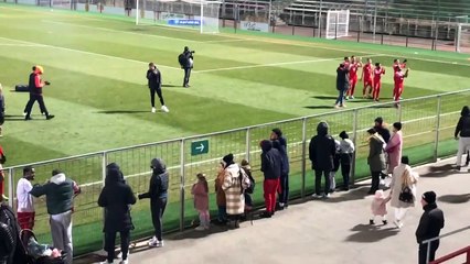 FC Martigues: la communion avec le public après la victoire