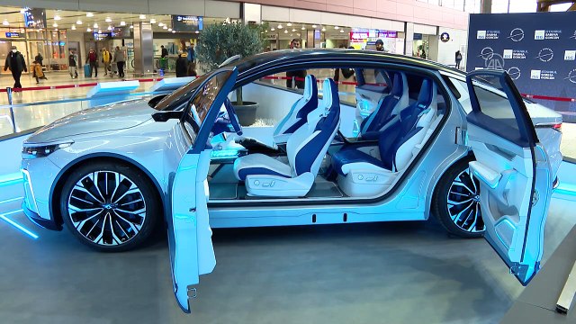 Yerli otomobil TOGG Sabiha Gökçen'de görücüye çıktı