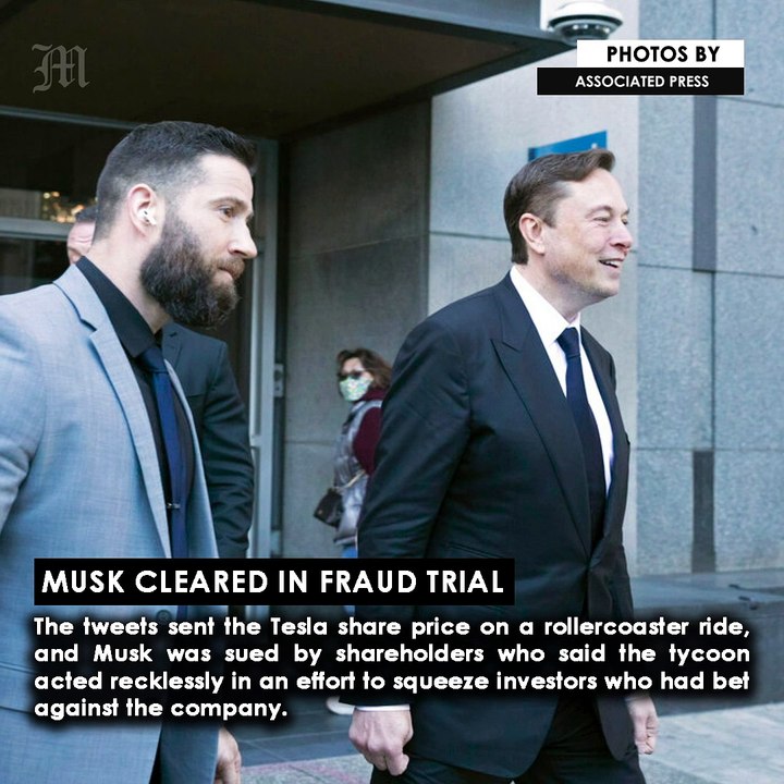 Musk cleared in fraud trial