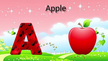 A for Apple Alphabet A to Z for kids - ABCD Learning video for toddlers
