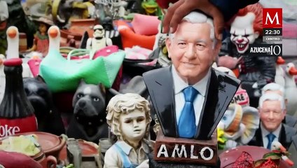 Productores de Tijuana realizan alcancías de AMLO, estas han sido empleadas para altares
