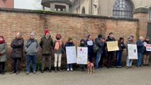 Flash mob contro il progetto Feris a Ferrara