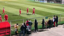 FC Martigues: la communion avec le public après la victoire