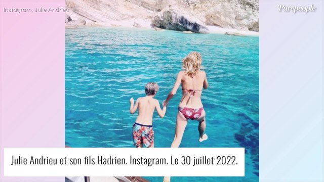 Julie Andrieu maman très discrète : rares photos de ses enfants Hadrien et Gaïa