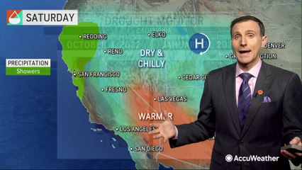 Dry, windy weather on tap for California