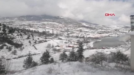 MERSİN'İN YÜKSEK KESİMLERİNDE KAR YAĞIŞI
