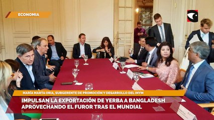 Impulsan la exportación de yerba a bangladesh aprovechando el furor tras el mundial