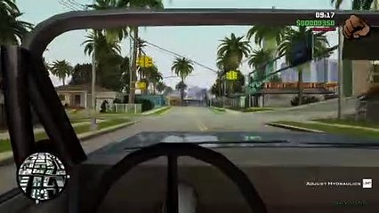 GTA SA DE - First Person Car View Mod