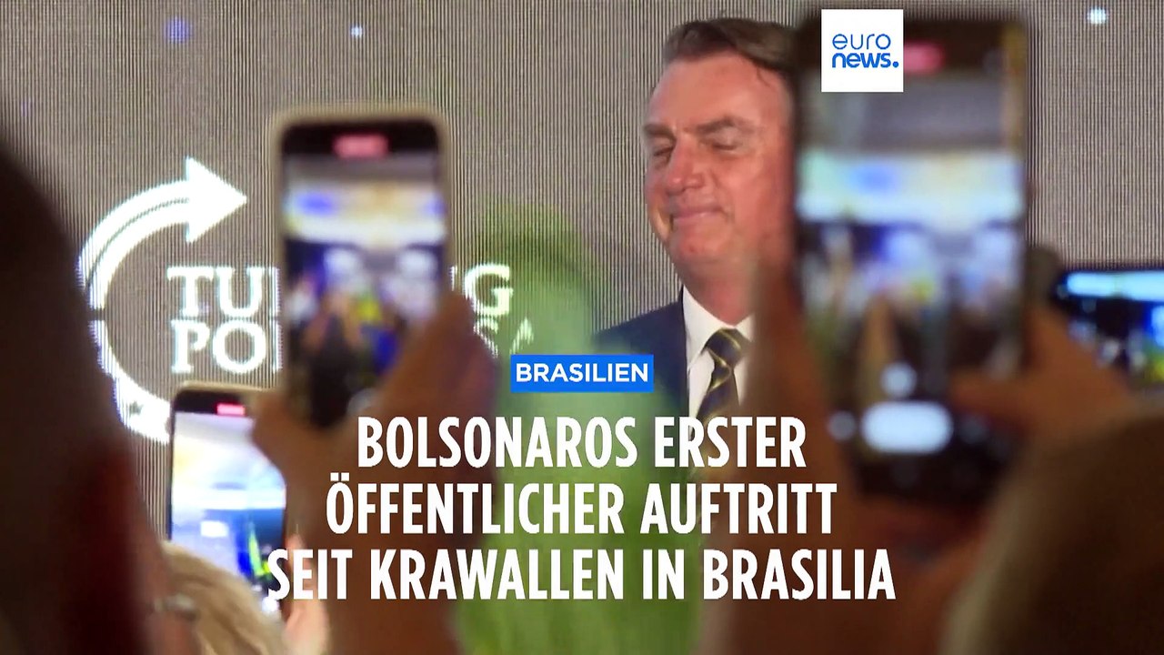 Bolsonaro spricht zu Hunderten Anhänger:innen in Florida nach Krawallen in Brasilia