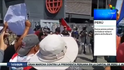 Síntesis 04-02: Diversos sectores en Perú continúan movilizados en rechazo al gobierno de Boluarte