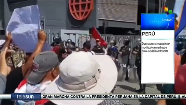 Síntesis 04-02: Diversos sectores en Perú continúan movilizados en rechazo al gobierno de Boluarte
