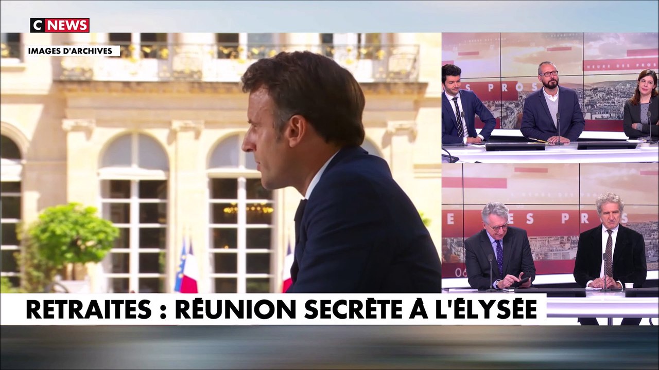 Retraites : réunion secrète à l'Elysée !