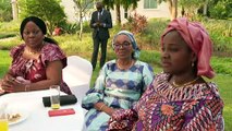 Les femmes, ministres, épouses d'ambassadeurs et ambassadrices présentent leurs vœux de nouvel an à la Première Dame, Dominique Ouattara