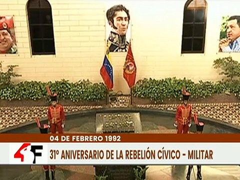 Venezuela conmemora el 31 aniversario de la Rebelión Cívico - Militar del 4F