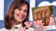 Jennifer Garner surprises by sharing gorgeous engagement ring photos