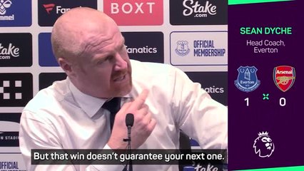 Arsenal win only Everton's 'start point' - Dyche
