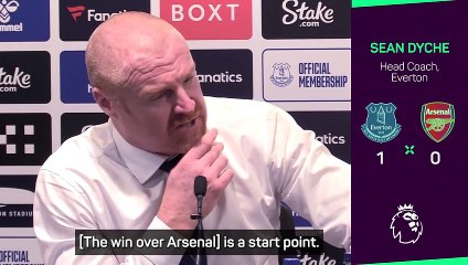 Arsenal win only Everton's 'start point' - Dyche