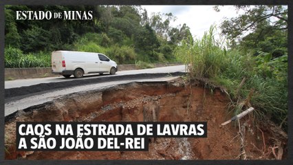 Buracos na pista: o caos na estrada de Lavras a São João Del-Rei