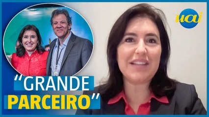 Tebet: 'Haddad tem sido um grande parceiro'