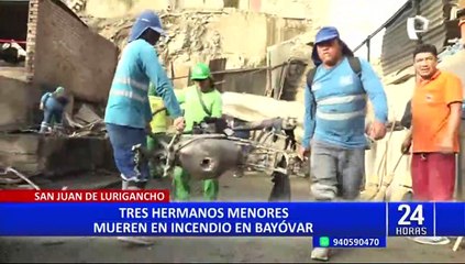 Incendio en SJL: familiares de niños fallecidos piden ayuda para solventar gastos de sepelio