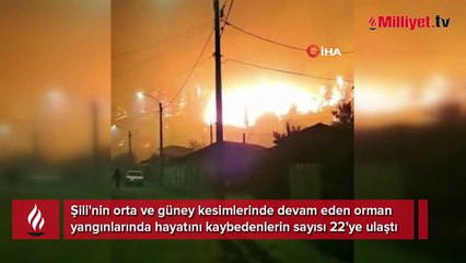 Şili'de orman yangınlarında acı bilanço artıyor