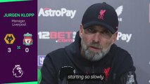 Klopp refuses to speak to journalist after Wolves defeat