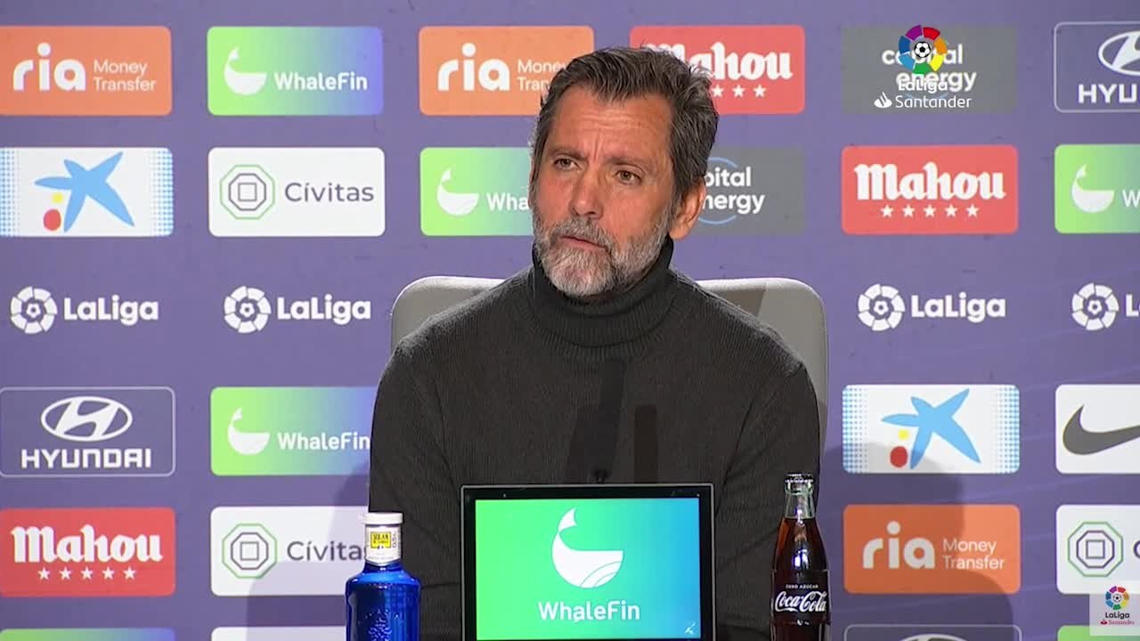 La opinión de Quique Sánchez Flores sobre Mateu Lahoz tras el lío en el Metropolitano