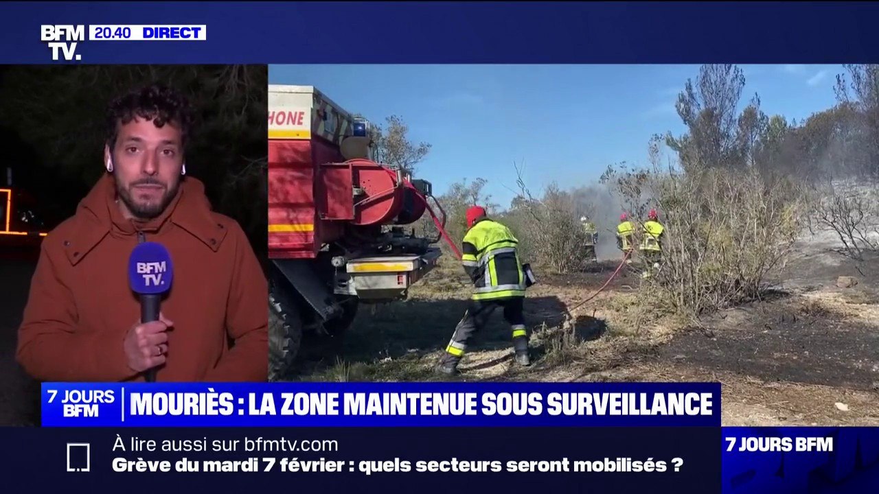 Incendie fixé à Mouriès: de nombreux pompiers r...