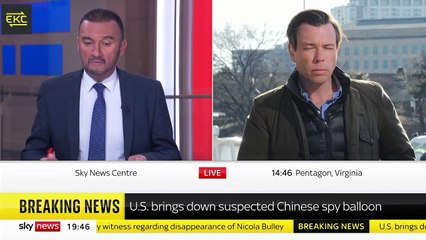 US brings downs Chinese 'spy balloon'