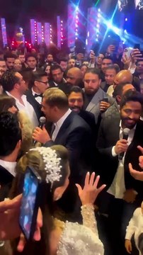 Amr diab, Tamer Hosny عمرو دياب ، تامر حسني اغنيه يا انا يا لأ من فرح احمد عصام