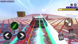 Police Flying Car Stunt Game 2023 - Extreme Mega Ramp Racing Driver Simulator - Android GamePlay