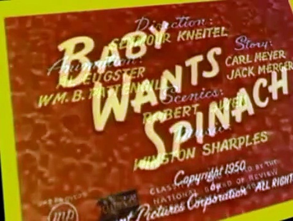 Popeye (1933) E0175 Baby Wants Spinach