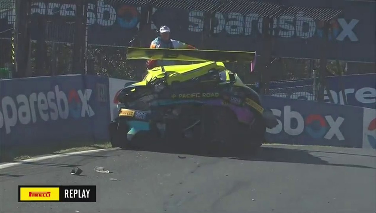 12H Bathurst 2023 Race Cameron Big Crash