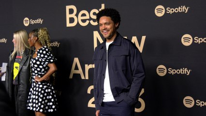 Trevor Noah 2023 Spotify's Best New Artist Party Black Carpet | Grammy Party