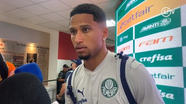 Murilo, zagueiro do Palmeiras falou após a vitória sobre o Santos