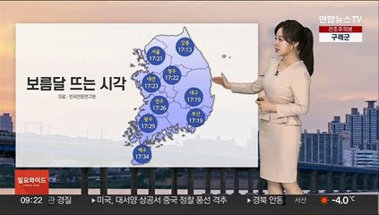 [날씨] 정월대보름 맑고 건조 '불조심'…서쪽 초미세먼지 ↑