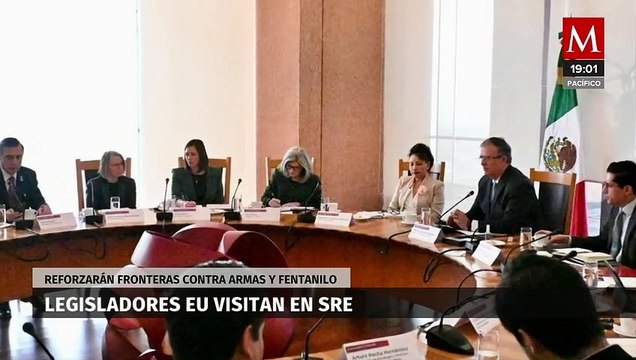 Marcelo Ebrard sostiene reunión con legisladores estadounidenses