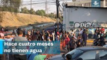 Por falta de agua, bloquean la autopista México-Pachuca