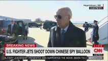 Biden on Chinese Spy Balloon: I ordered the Pentagon to shoot it down on Wednesday as soon as possible