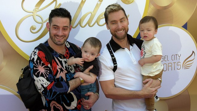Michael Turchin and Lance Bass 10th Annual Gold Meets Golden Red Carpet Event in Beverly Hills